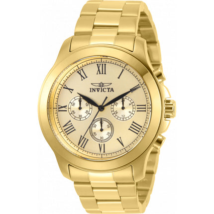 Invicta Men's Watch - Specialty Chrono Yellow Gold Stainless Steel Bracelet | 21658 ,