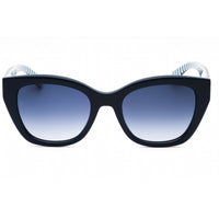 Tommy Hilfiger Women's Sunglasses - Blue Pattern Cat Eye Frame | TH 1980/S 0S6F 08 ,