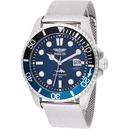 Invicta Men's Watch - Pro Diver Quartz Blue Dial Stainless Steel Bracelet | 47173 ,
