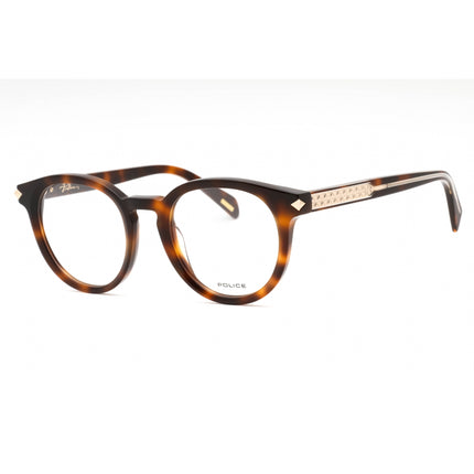 Police Women's Eyeglasses - Tortoise Plastic Round Shape Full Rim Frame | VPLF30 09AJ ,