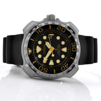 Citizen Men's Watch - Promaster Eco-Drive Black Dial Polyurethane Strap | BN0220-16E ,