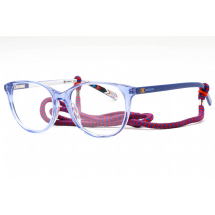 M Missoni Women's Eyeglasses - Blue Plastic Oval Full Rim Frame | MMI 0006 0PJP 00 ,