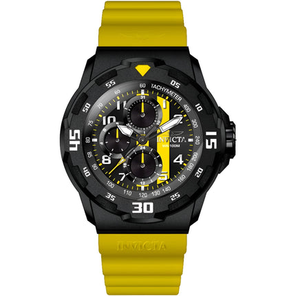 Invicta Men's Watch - Coalition Forces Chrono Yellow Silicone Rubber Strap | 46402 ,