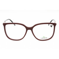 Lacoste Women's Eyeglasses - Burgundy Cat Eye Plastic Full Rim Frame | L2892 601 ,
