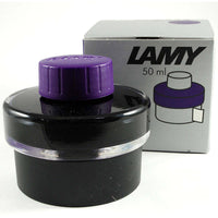 Lamy Ink Bottle - for Fountain Pen with Blotting Paper, Dark Lilac, 50ml | LT52DLL ,