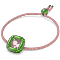 Swarovski Women's Bracelet - Dulcis Green and Pink Cushion Cut Crystals | 5613643 ,