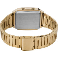 Timex Men's Watch - Q Timex Reissue White Dial Yellow Gold Bracelet | TW2U72500ZV ,