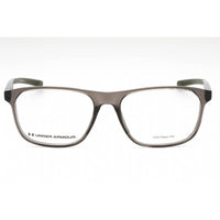 Under Armour Men's Eyeglasses - Crystal Green Plastic Rectangular | UA 5030 00OX 00 ,