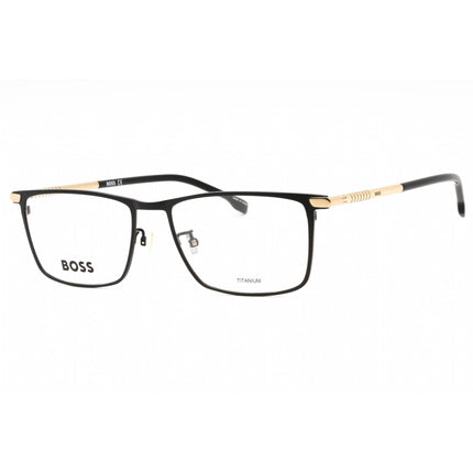 Hugo Boss Men's Eyeglasses - Matte Black Gold Full Rim Frame | BOSS 1226/F 0I46 00 ,