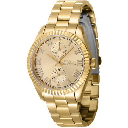 Invicta Women's Watch - Specialty Quartz Gold Tone Dial Yellow Gold Bracelet | 47445 ,