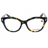 Calvin Klein Women's Eyeglasses - Blue Havana Acetate Cat Eye Full Rim | CK23541 460 ,