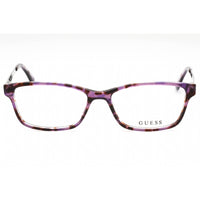 Guess Women's Eyeglasses - Violet/Other Plastic Rectangular Full Rim | GU2538 083 ,