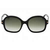 Tom Ford Women's Sunglasses - Shiny Black Plastic Cat Eye Full Rim Frame | FT1034 01B ,