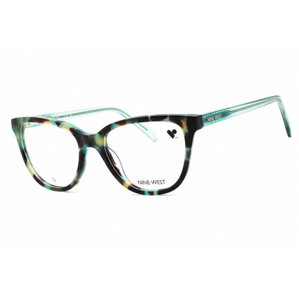 Nine West Women's Eyeglasses - Aqua Tortoise Acetate Cat Eye Shape Frame | NW5212 450 ,