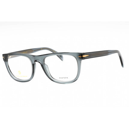 David Beckham Men's Eyeglasses - Grey Rectangular Full Rim Frame | DB 7085 0KB7 00 ,