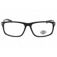 Harley Davidson Men's Eyeglasses - Shiny Black Plastic Rectangular Frame | HD0980 001 ,