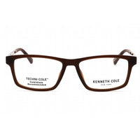Kenneth Cole New York Men's Eyeglasses - Matte Dark Brown Acetate Frame | KC0354 049 ,