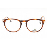 Lacoste Men's Eyeglasses - Havana Plastic Full Rim Frame Clear Demo Lens | L2918 214 ,