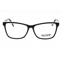 Skechers Women's Eyeglasses - Black/White Acetate Rectangular Frame | SE2184 004 ,