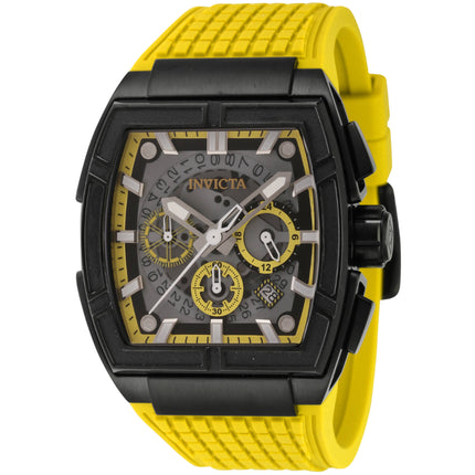 Invicta Men's Watch - S1 Rally Chrono Black and Yellow Dial Silicone Strap | 44886 ,