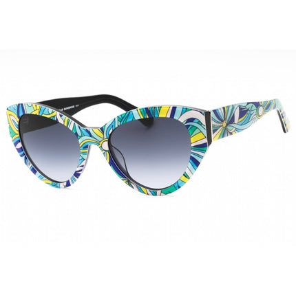 Kate Spade Women's Sunglasses - Blue Pattern Blue Cat Eye Frame | PAISLEIGH/S 0GF5 9O ,