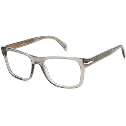 David Beckham Men's Eyeglasses - Grey Rectangular Full Rim Frame | DB-1073 0KB7 ,