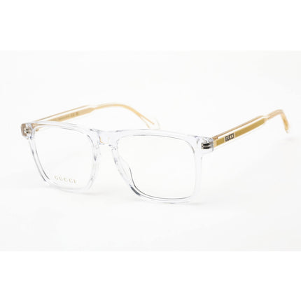 Gucci Men's Eyeglasses - Shiny Crystal Plastic Square Full Rim Frame | GG0561ON 005 ,