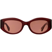 Garrett Leight Women's Sunglasses - Merlot Acetate Cat Eye | RETRO BIGGIE MER/BOR ,