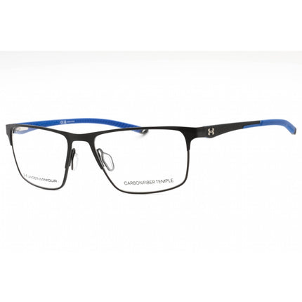 Under Armour Men's Eyeglasses - Matte Black Blue Rectangular Frame | UA 5050/G 00VK 00 ,