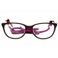 M Missoni Women's Eyeglasses - Burgundy Plastic Oval Full Rim Frame | MMI 0033 0LHF 00 ,