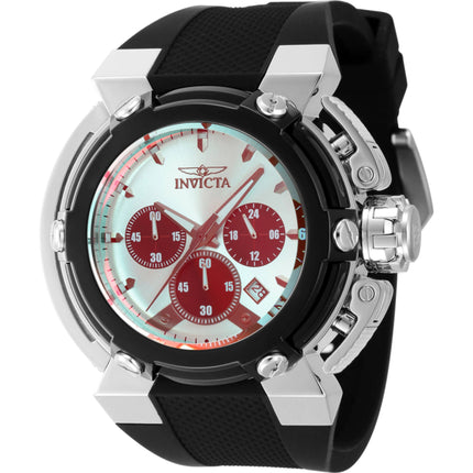 Invicta Men's Watch - Coalition Forces X-Wing Silver Tone, Black Dial Strap | 43855 ,