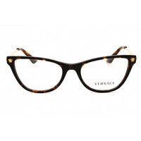 Versace Women's Eyeglasses - Dark Havana Plastic Cat Eye Full Rim Frame | 0VE3309 108 ,