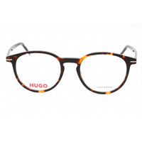 Hugo Men's Eyeglasses - Havana Plastic Round Shape Full Rim Frame | HG 1226 0086 00 ,