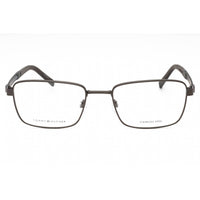 Tommy Hilfiger Men's Eyeglasses - Matte Ruthenium Black Metal Frame | TH 1946 0SVK 00 ,