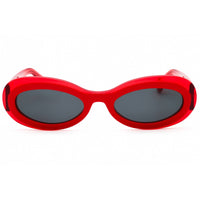 Salvatore Ferragamo Women's Sunglasses - Transparent Red/Red Oval Frame | SF2003S 613 ,