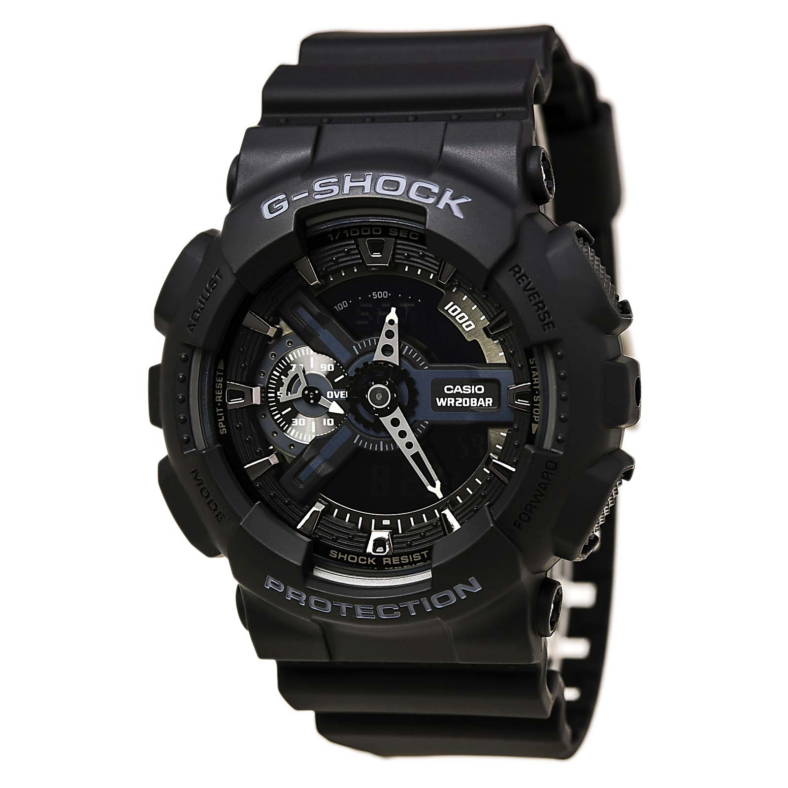 Casio GA110-1B Men's G-Shock Extra Large World Time Ana-Digi
