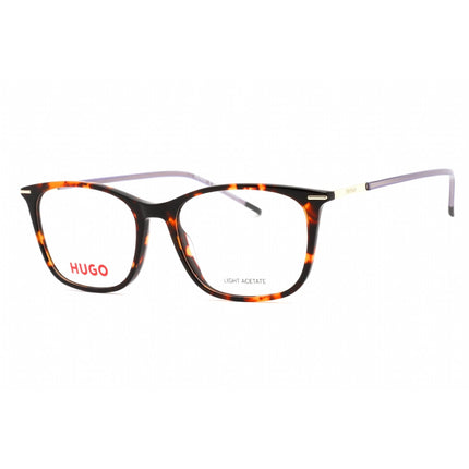 Hugo Women's Eyeglasses - Havana Lilac Cat Eye Shape Plastic Frame | HG 1278 0MMH 00 ,