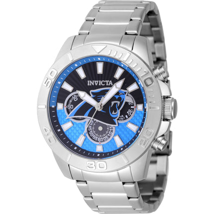 Invicta Men's Watch - NFL Carolina Panthers Quartz Chrono Blue and Black Dial | 47963 ,