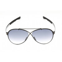 Tom Ford Men's Sunglasses - Shiny Black Metal Aviator Full Rim Frame | FT0828 01B ,