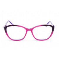 Coco Song Unisex Eyeglasses - Pink/Purple Multicolor Cat Eye Frame | CV217 03-09 ,