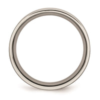 Titanium Grooved 6mm Polished Band | TB170 ,