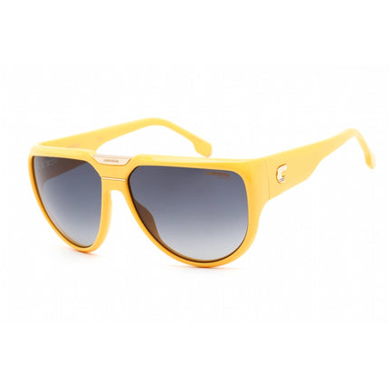 Carrera Unisex Sunglasses - Yellow Plastic Browline Shape Frame | FLAGLAB 13 040G 9O ,