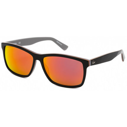 Lacoste unisex Sunglasses - Black/Grey Rectangular Frame Yellow Frame | L705S 003 ,