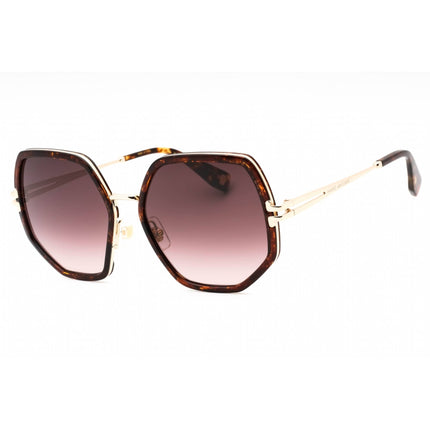 Marc Jacobs Women's Sunglasses - Havana Gold Geometric Metal Frame | MJ 1089/S 02IK HA ,
