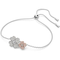 Swarovski Women's Bracelet - Latisha Flower Crystals Rhodium Plated | 5636590 ,