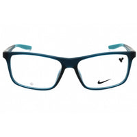 Nike Men's Eyeglasses - Matte Space Blue Rectangular Full Rim Frame | NIKE 7272 440 ,