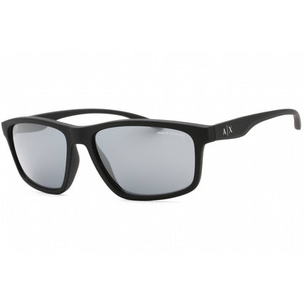 Armani Exchange Men's Sunglasses - Matte Black Plastic Cat Eye Frame | 0AX4122S 80786G ,