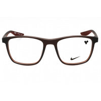 Nike Unisex Eyeglasses - Brown Basalt Injected Propionate Full Rim | NIKE 7038 201 ,
