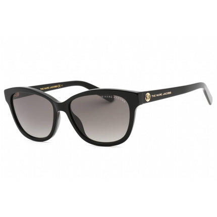 Marc Jacobs Women's Sunglasses - Black Gold Plastic Cat Eye Frame | MARC 529/S 02M2 WJ ,
