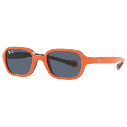 Ray Ban Men's Sunglasses - Orange On Rubber Black Plastic Frame | 0RJ9074S 709587 ,